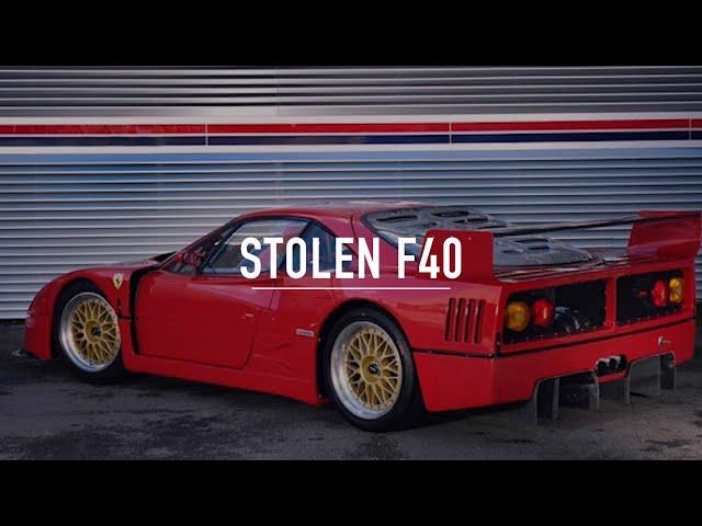 We Found a Stolen F40!