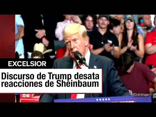 Esto es lo que Donald Trump sí dijo de México y Marcelo Ebrard