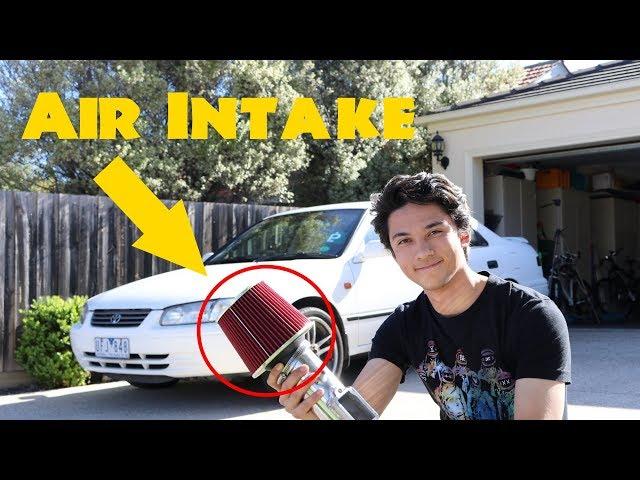 AIR INTAKE Install 1998 Toyota Camry V6 (SO LOUD!) MORE POWER! 99,00,01