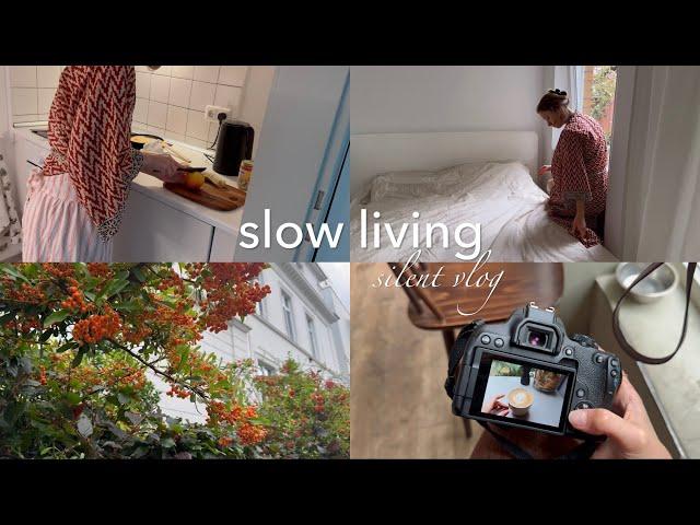 LIFESTYLE | Slow living  Pancakes, Coffee, Camera, Walk | SILENT VLOG