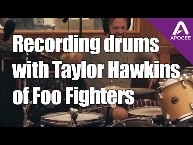 Recording drums with Taylor Hawkins at Foo Fighters Studio 606