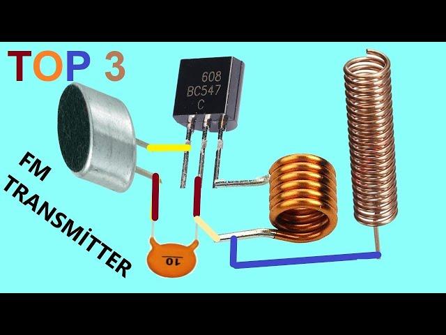 TOP 3 FM Transmitter Circuit Diagram