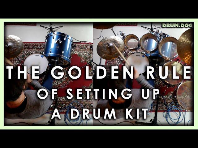 The Golden Rule of Drum Kit Setup! | Drum Dog