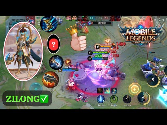 Zilong Build BRUTALLY DOMINATES the enemies MOST TRY(Mobile Legends)