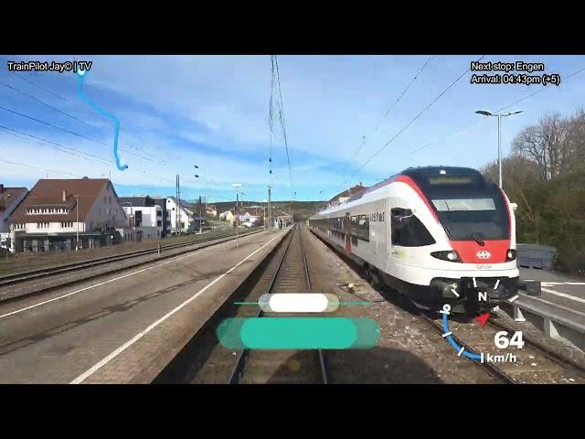 Cabview IC: Singen (Hohentwiel) - Stuttgart Vaihingen | TrainPilot Jay©