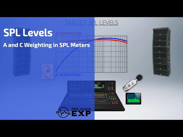 Setting SPL Levels / A and C Weighting in SPL Meters