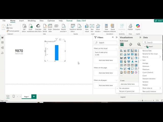 Power bi -DAX (min, max, count a)