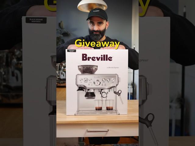 Breville barista express giveaway!