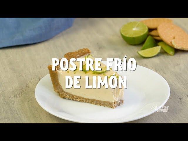 POSTRE FRIO DE LIMON