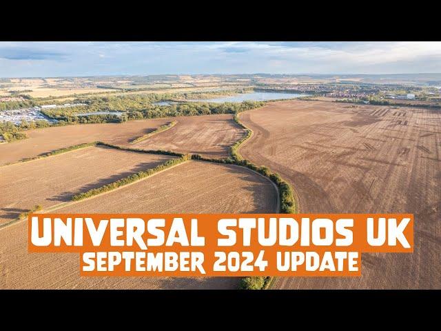 Universal Studios UK - September 2024 update | #universalstudio #drone #themepark #construction