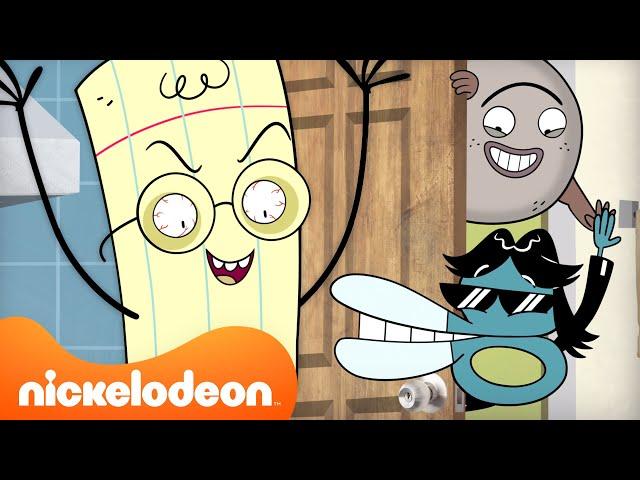 Rock & Scissors Make Paper Angry For Science!  Rock Paper Scissors BRAND NEW Scene | Nicktoons