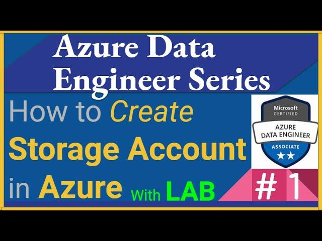 How to Create Storage Account in Azure