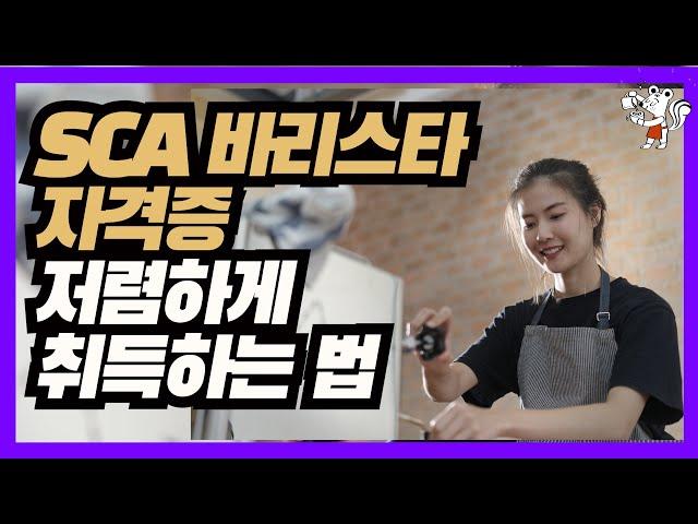 SCA 바리스타 자격증 저렴하게 따세요 | SCA 바리스타 자격증 비용개편 | 바리스타 자격증 | SCA 자격증