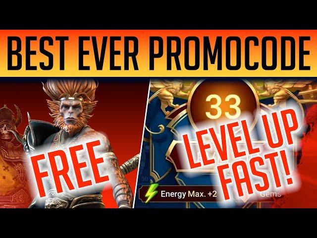 BEST EVER NEW PLAYER PROMO CODE & HOW TO LEVEL REALLY FAST AND EFFICIENTLY | Raid: Shadow Legends