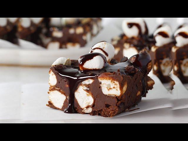 Easy Rocky Road Fudge