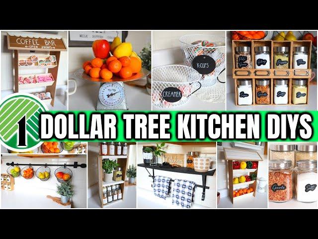 Dollar Tree Kitchen Organization DIYS ($1 HACKS THAT WILL BLOW YOUR MIND )