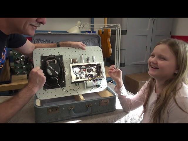 D-Lab QuickSilver Custom Suitcase 6AQ5 tube guitar amplifier Intro and Demo