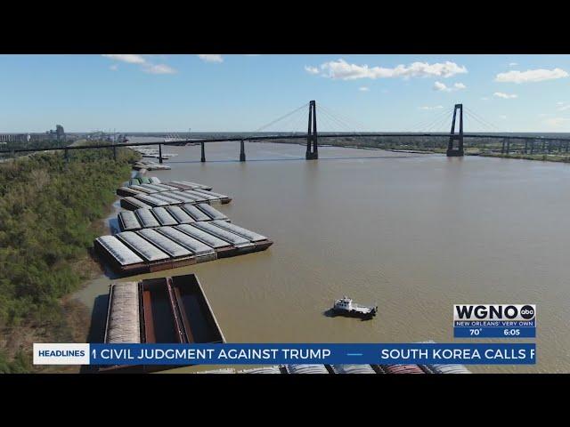 Coast Guard investigating collision between tanker and tugboat on Mississippi River