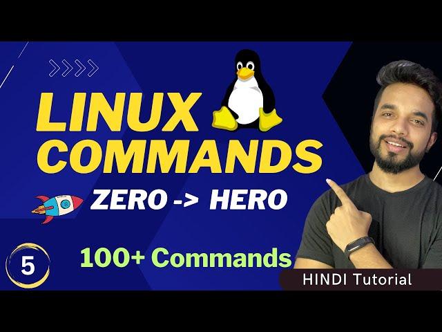 Linux for Beginners in One Video  100 Commands Explanation [HINDI] | MPrashant