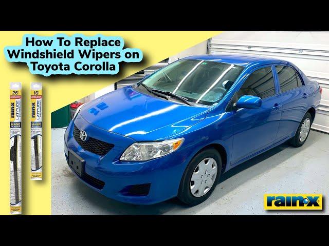 How To Install Windshield Wipers on Toyota Corolla (and most cars)
