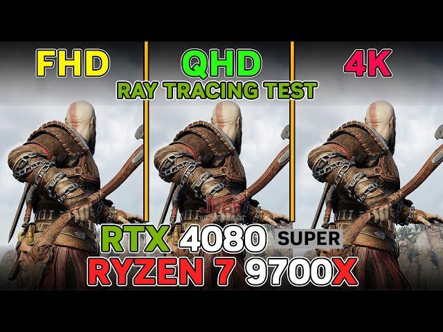 Ryzen 7 9700X + RTX 4080 Super | Ray testing tested in 6 games