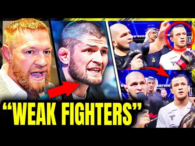 Conor McGregor GOES OFF on Khabib & Usman Nurmagomedov for Paul Hughes Fight (PFL Dubai)