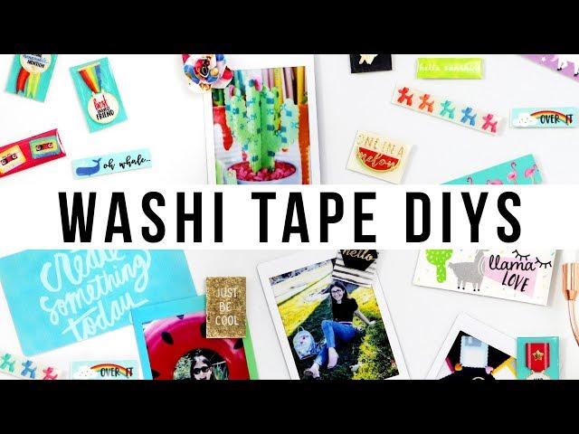 4 Washi Tape DIYs