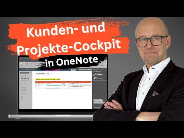 Wie ich den Überblick über meine Kunden- und Projekte mit OneNote behalte