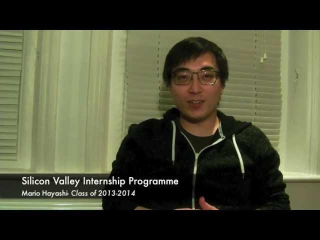 Silicon Valley Internship Programme: Mario Hayashi