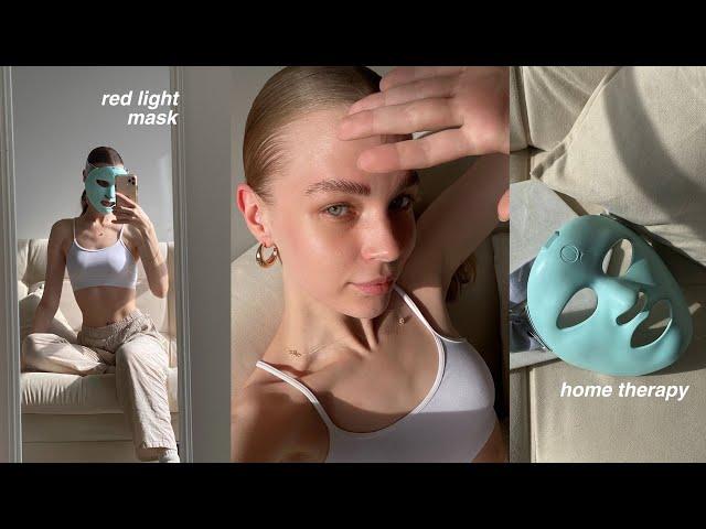 i found the best red light mask, you have to see it! Qure LED mask review