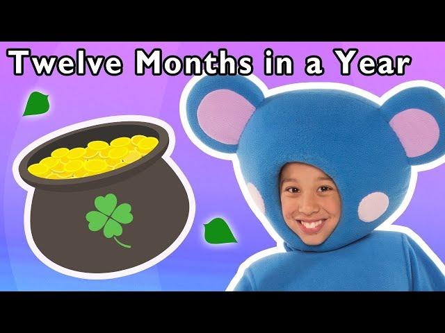 Twelve Months in a Year | HAPPY NEW YEAR SONG | Nursery Rhymes from Mother Goose Club!