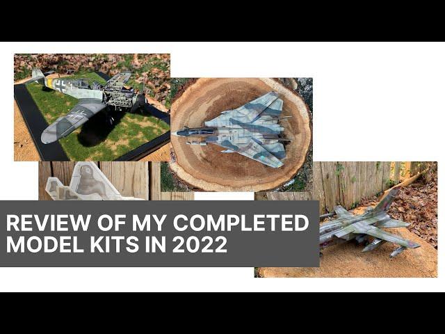 Review of my completed scale model kits in 2022