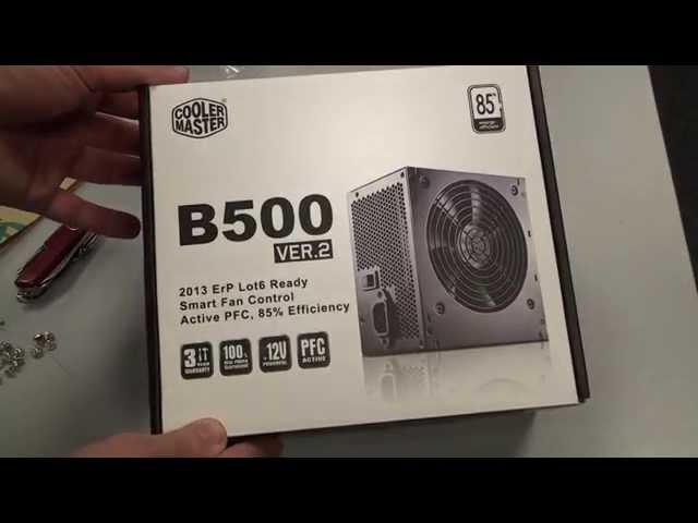 CoolerMaster B500 ver.2 PSU (RS-500-ACAB) product overview