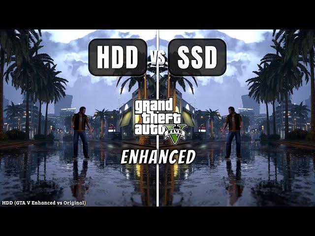 GTA V Enhanced - HDD vs SSD