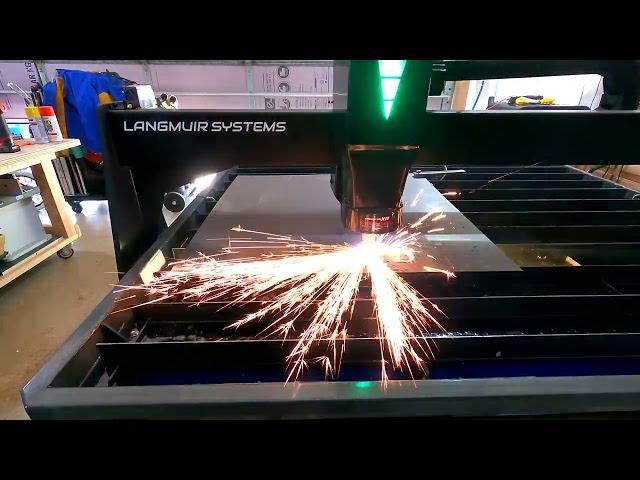 Langmuir Crossfire XR Sign Cutting