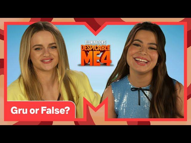 Joey King & Miranda Cosgrove Play Gru or False? | Despicable Me 4 | MTV Movies