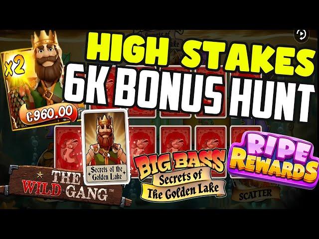 €6000 SLOTS BONUS HUNT | 15 SAVED | €9 WILD GAND, €8 DEADWOOD & MORE LOOKING FOR A BIG WIN