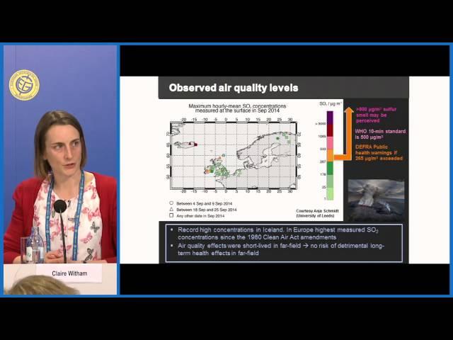 EGU2015: Iceland's Bárðarbunga-Holuhraun: a remarkable volcanic eruption (PC7)