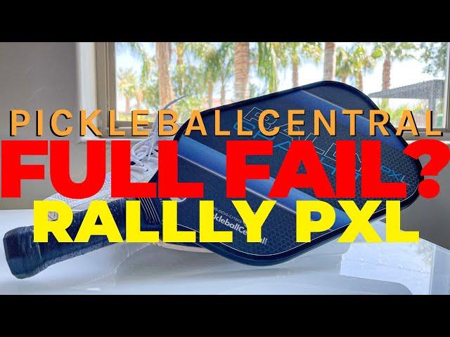 PickleballCentral Rally PXL Graphite Paddle - Oh My! [Surface Roughness Tests]