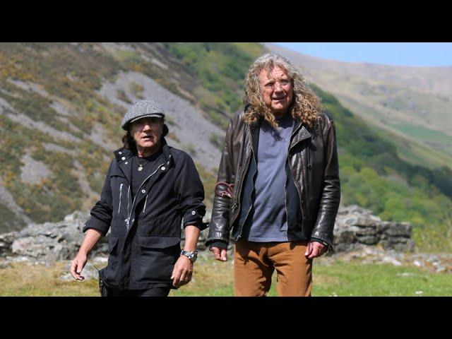 Robert Plant & AC/DC's Brian Johnson walk in Wales 󠁧󠁢󠁷󠁬󠁳󠁿 and talk Led Zeppelin III