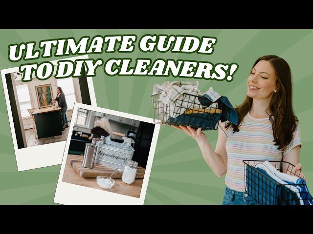 Build the ULTIMATE Eco-Friendly Cleaning Caddy!