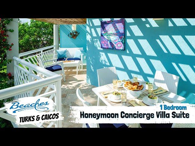 Seaside Honeymoon One Bedroom Concierge Villa Suite | Beaches Turks & Caicos | Full Tour & Review 4K