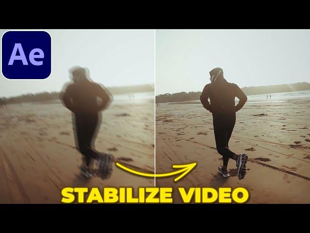 How to STABILIZE SHAKY VIDEO in After Effects | Stabilize a Video