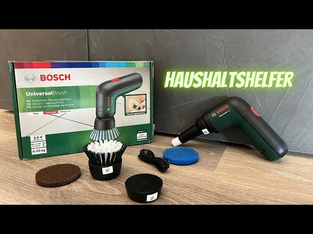 Bosch Home and Garden Akku Reinigungsbürste I ausgepackt und ausprobiert