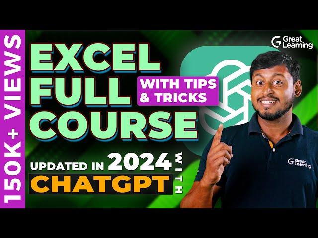 Complete Excel Tutorial in 7 hours in 2024 | Learn Microsoft Excel