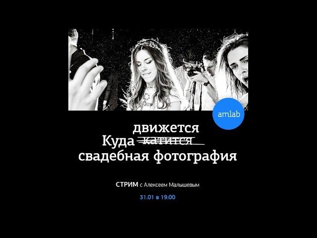 Куда катится свадебная фотография. Стрим с Алексеем Малышевым на Amlab.me