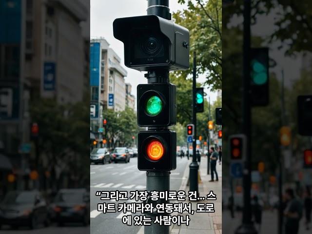 "밤마다 도로 위에 뜨는 유령 신호등… 진짜입니다"#유령신호등 #중국미래기술 #홀로그램 #도로기술 #스마트시티