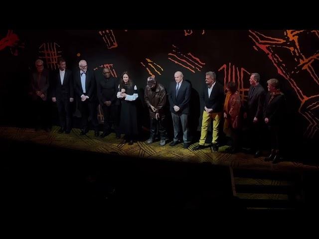 Thomas Schumacher & Julie Taymor Speech - 25th anniversary performance of The Lion King on Broadway