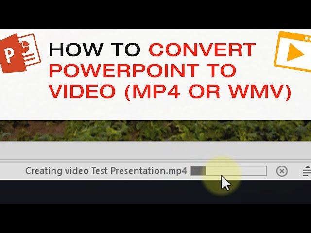  How to Convert PowerPoint Presentation to Video