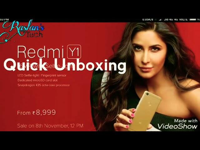 Redmi Y1 Quickest unboxing just 49 sec by Tech Bukhar..